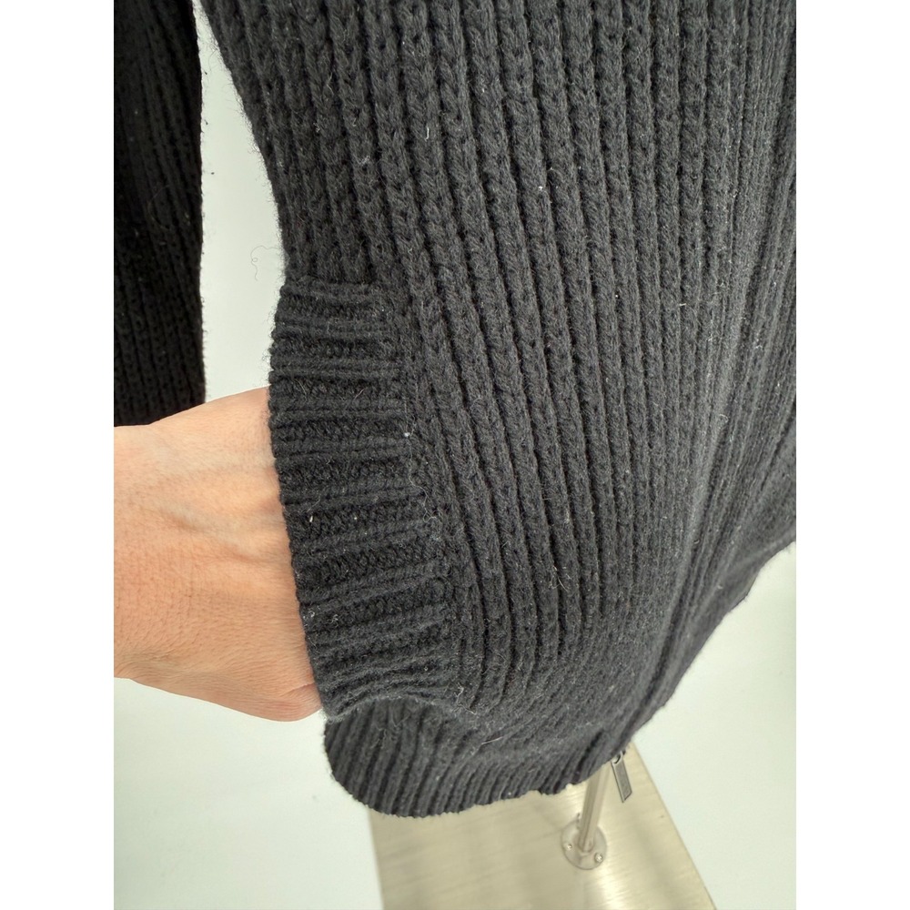 Pendleton Womens Black Westerly 100% Wool Zip Up Cardigan Size XS Classic Pocket - Picture 4 of 12